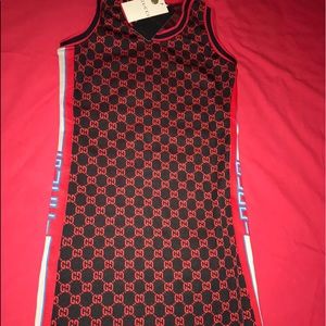 Gucci red mini dress
